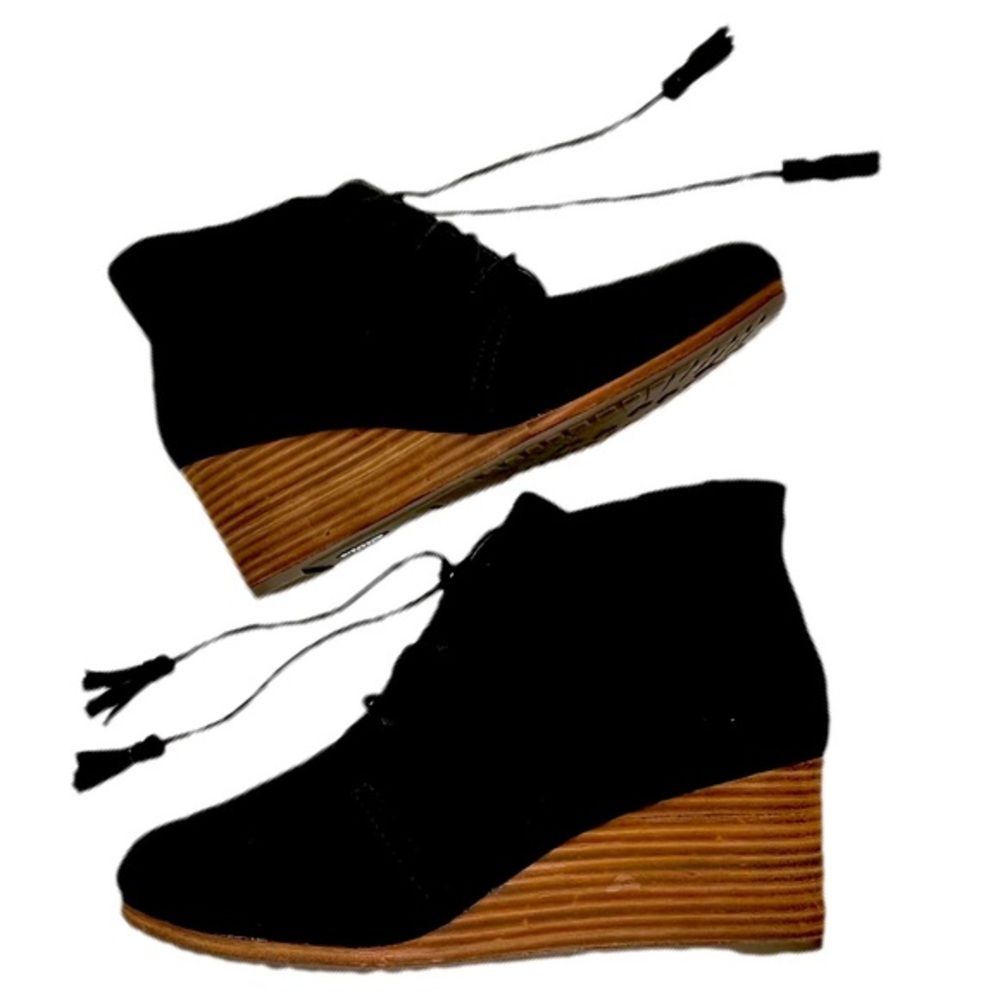 Dr Scholls Women Dakota Wedge Boot Black Size 7.5 M